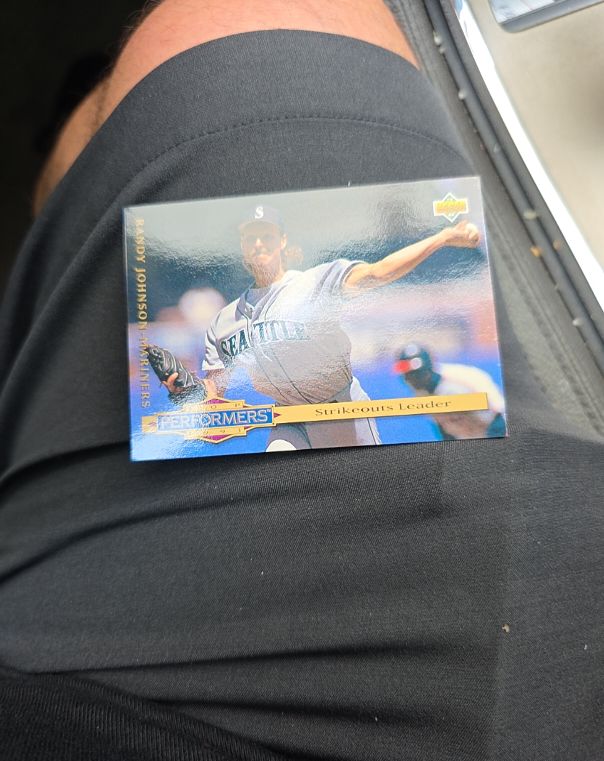 1994 Upper Deck #307 Randy Johnson Top Performers — front