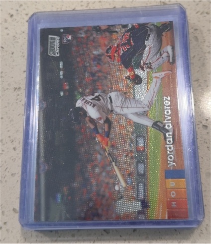 2020 Topps Stadium Club Chrome #110 Yordan Alvarez — front