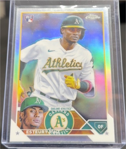 2023 Topps Chrome #99 Esteury Ruiz RC — front