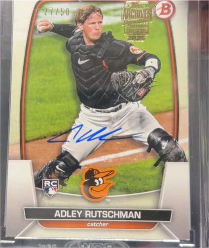 2023 Bowman #40 Adley Rutschman Rookie Card — front
