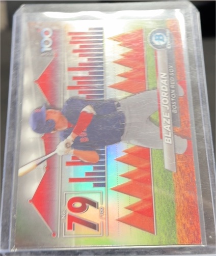 2024 Bowman Chrome Top 100 #BTP-79 Blaze Jordan — front