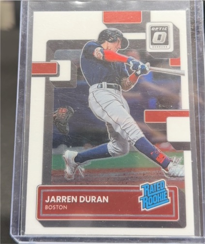 2022 Donruss Optic #40 Jarren Duran — front