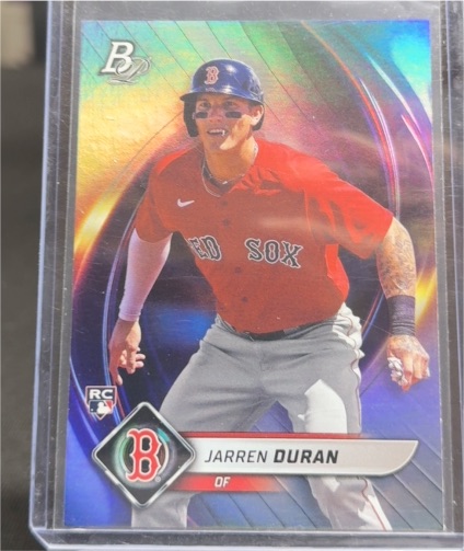 2022 Bowman Platinum #27 Jarren Duran — front