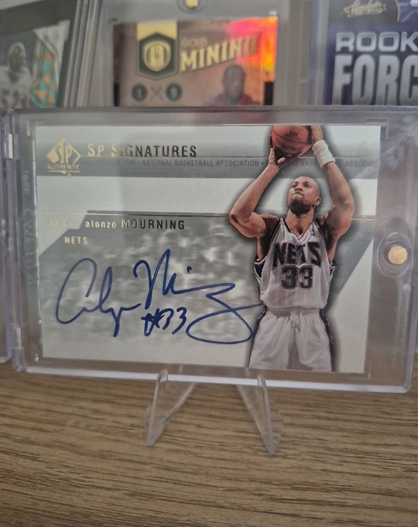 2003-04 SP Authentic SP Signatures #ZO-A Alonzo Mourning — front