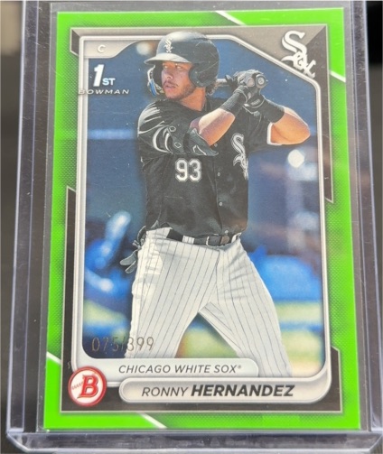 2024 Bowman 1st Bowman #BP-92 Ronny Hernandez — front