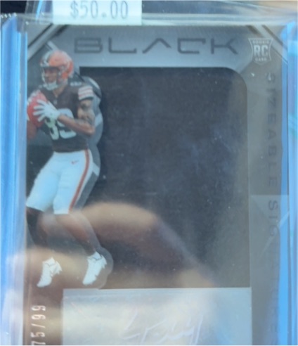 2023 Panini Black Sizeable Signatures Rookie Jersey RC — front