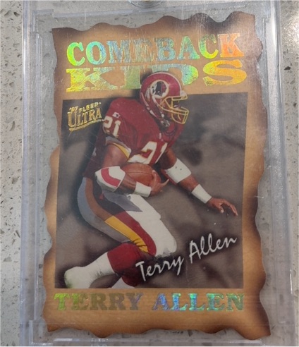 1997 Fleer Ultra #10 CK Terry Allen Comeback Kids — front