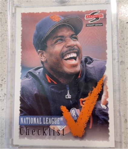 1995 Score Summit #199 Barry Bonds — front