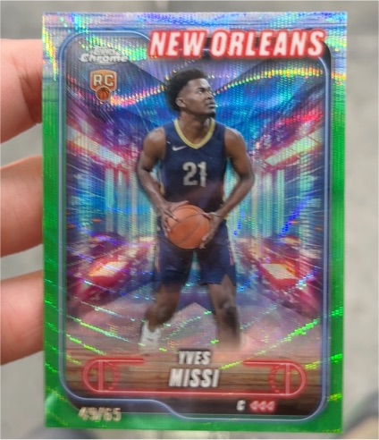 2024-25 Topps Chrome #156 Yves Missi — front