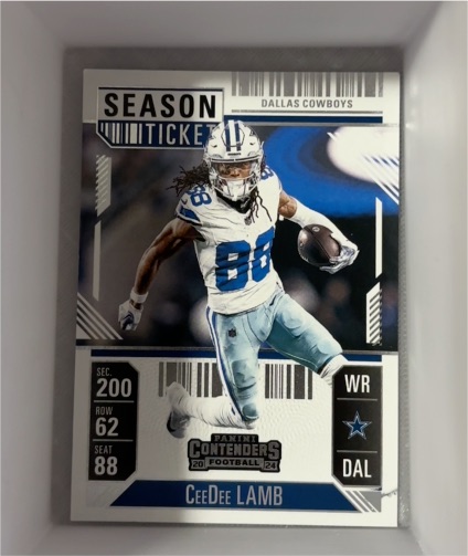 2024 Panini Contenders Season Ticket #26 CeeDee Lamb — front