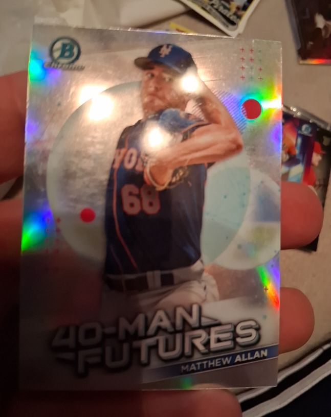2021 Bowman Chrome 40-Man Futures #FMF-30 Matthew Allan — front