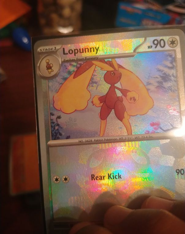 2025 Pokémon Prismatic Evolutions #84 Lopunny — front