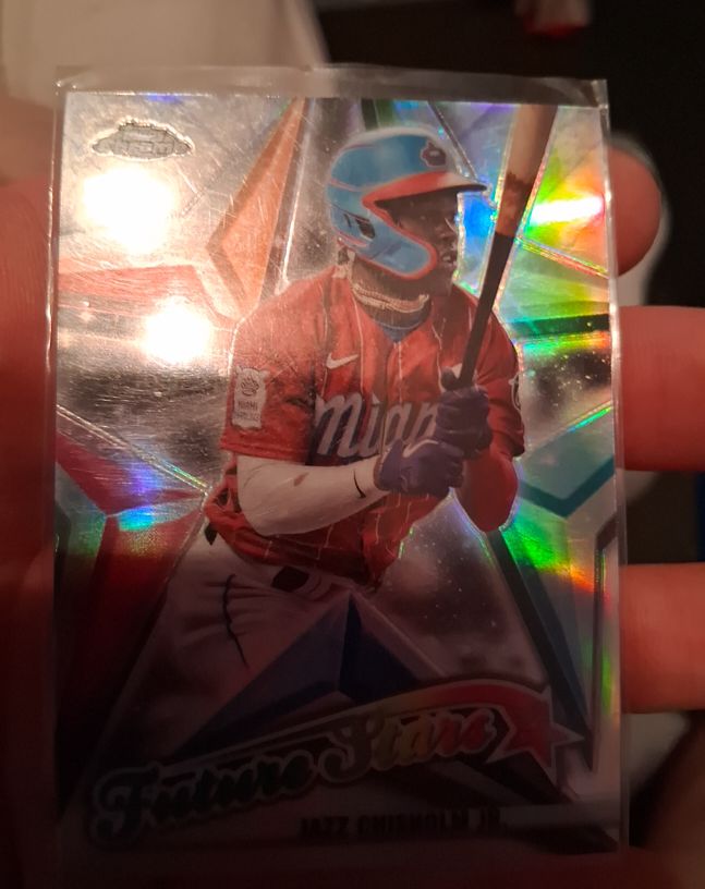 2022 Topps Chrome #FS-12 Jazz Chisholm Jr. Future Stars — front