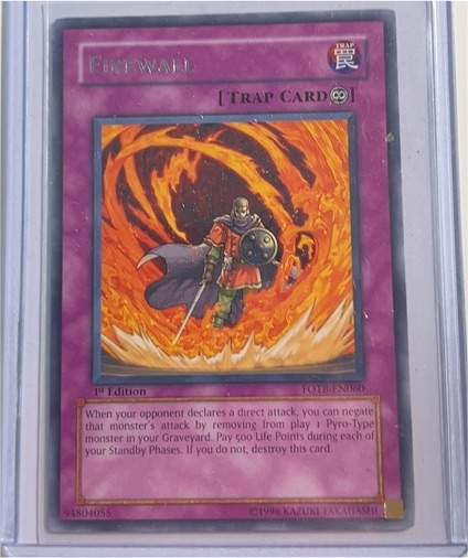 2004 Yu-Gi-Oh! FOTB-EN060 Firewall — front