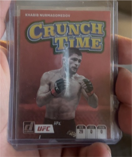 2022 Donruss UFC #8 Khabib Nurmagomedov Crunch Time — front