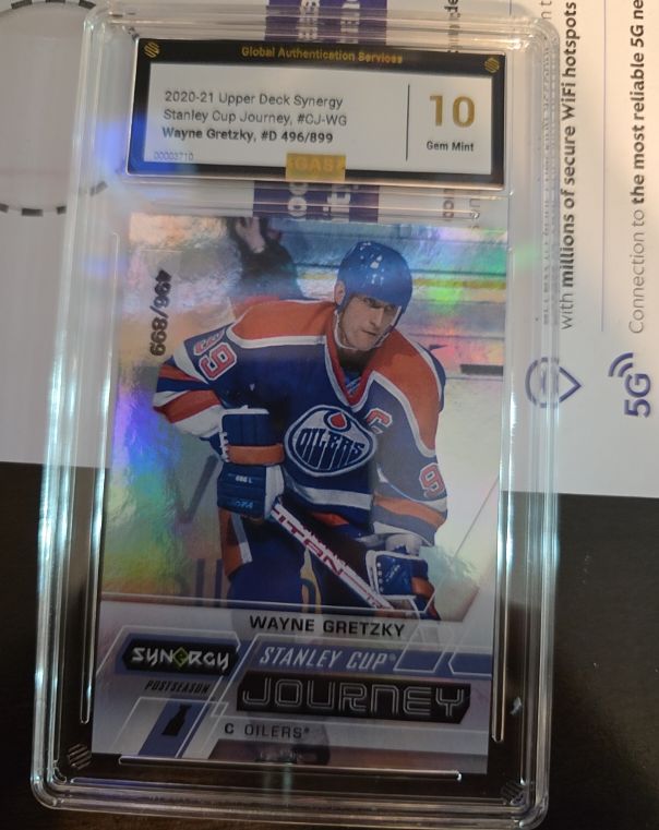 2020-21 Upper Deck Synergy Stanley Cup Journey #CJ-WG Wayne Gretzky — front