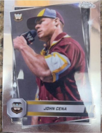 2025 Topps Chrome WWE #16 John Cena — front