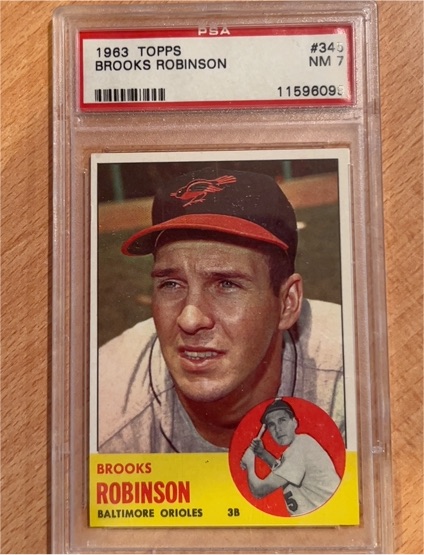 1963 Topps #345 Brooks Robinson — front