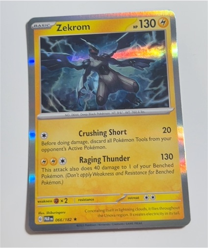 2023 Pokémon TCG Paradox Rift #066 Zekrom — front