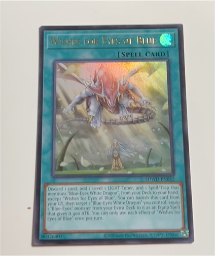 2010 Yu-Gi-Oh! SDWD-EN041 Wishes for Eyes of Blue — front
