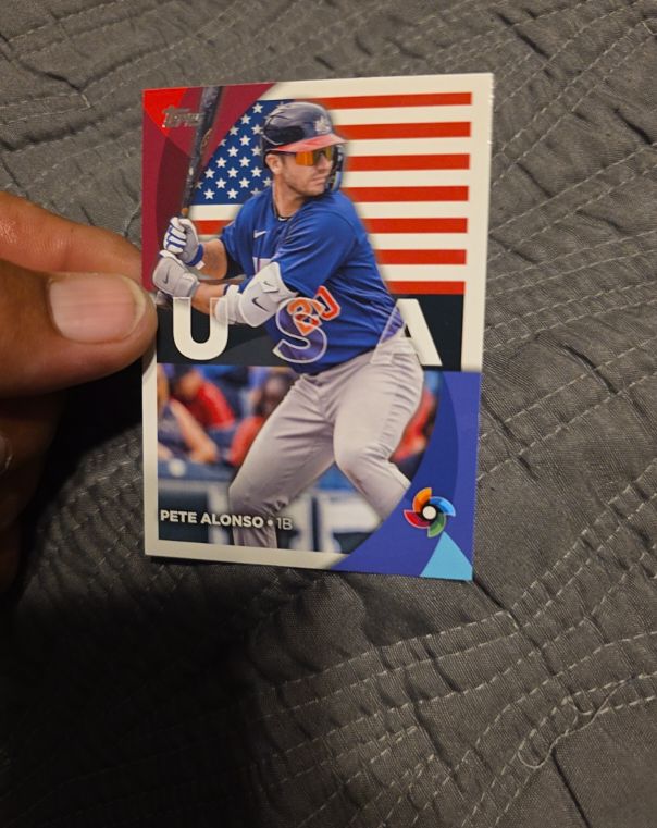 2023 Topps Series 2 #WBC-3 Pete Alonso — front