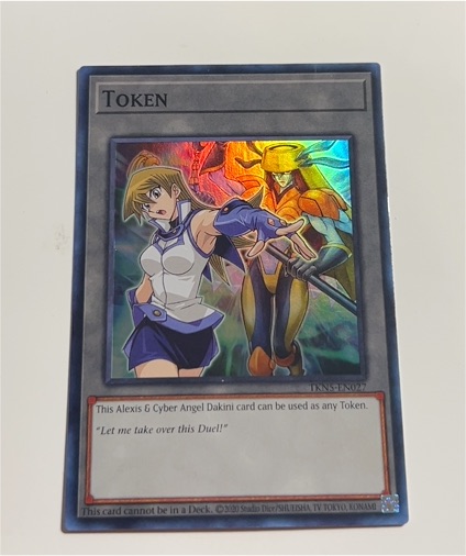 2019 Yu-Gi-Oh! TKN5-EN027 Alexis & Cyber Angel Dakini Token — front