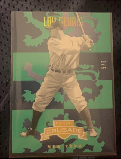 2025 Panini Crusade #5 Lou Gehrig — front