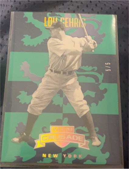 2025 Panini Crusade #51 Lou Gehrig — front