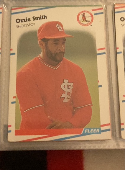 1988 Fleer #47 Ozzie Smith — front