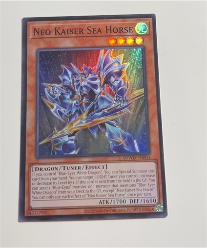 2010 Yu-Gi-Oh! DWD-EN094 Neo Kaiser Sea Horse — front