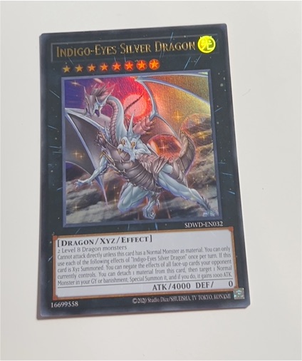 2020 Yu-Gi-Oh! SDWD-EN032 Indigo-Eyes Silver Dragon — front