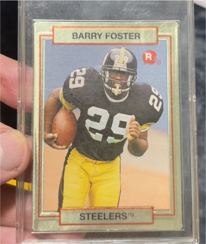 1990 Action Packed Rookie Update #59 Barry Foster — front