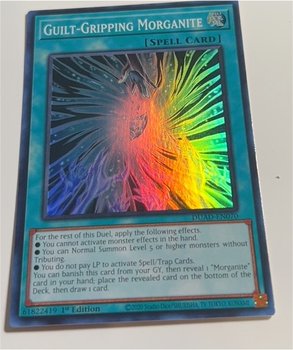 2020 Yu-Gi-Oh! DUAD-EN070 Guilt-Gripping Morganite — front