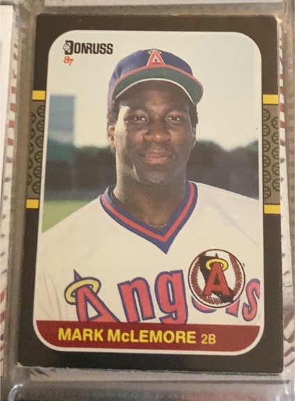 1987 Donruss #479 Mark McLemore — front