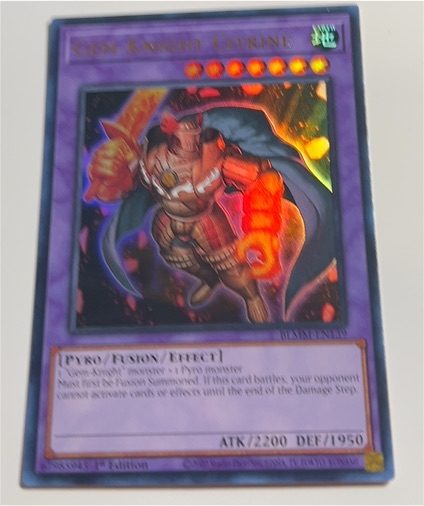 2004 Yu-Gi-Oh! DAMA-EN059 Gem-Knight Garnet — front