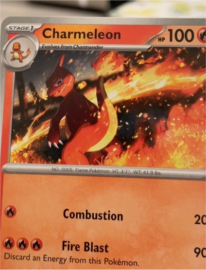 2023 Pokémon Scarlet & Violet 151 #005 Charmeleon — front
