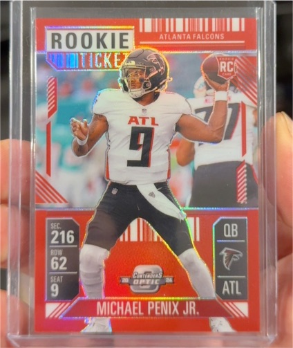 2024 Panini Contenders Optic #89 Michael Penix Jr. — front