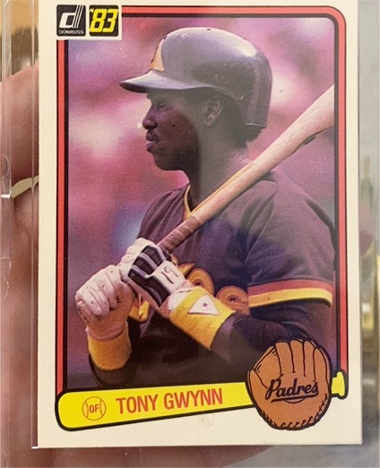 1983 Donruss #598 Tony Gwynn — front
