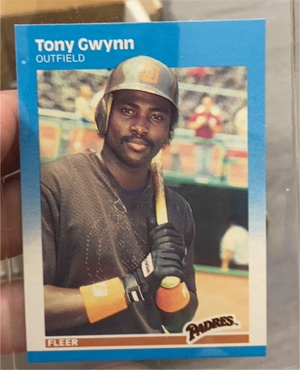 1987 Fleer #416 Tony Gwynn — front
