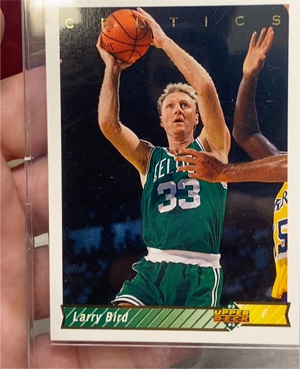 1992-93 Upper Deck #33a Larry Bird — front
