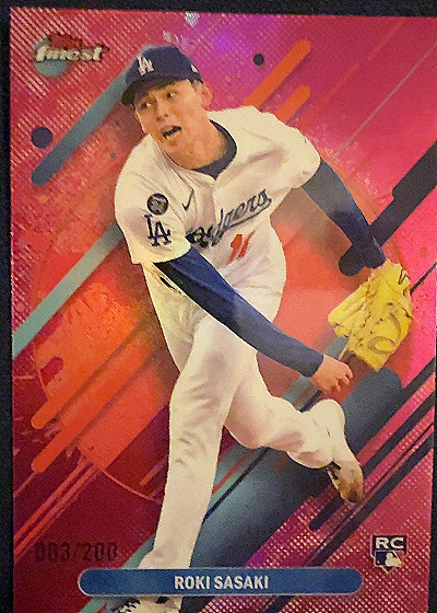 2025 Topps Finest #288 Roki Sasaki — front