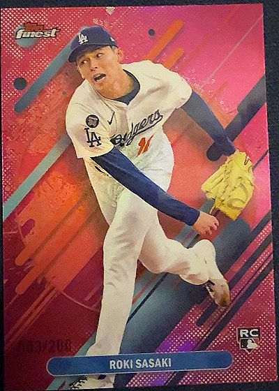 2025 Topps Finest #288 Roki Sasaki — front
