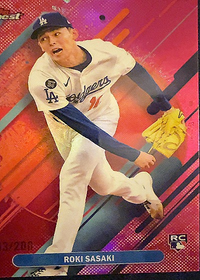 2025 Topps Finest #288 Roki Sasaki — front