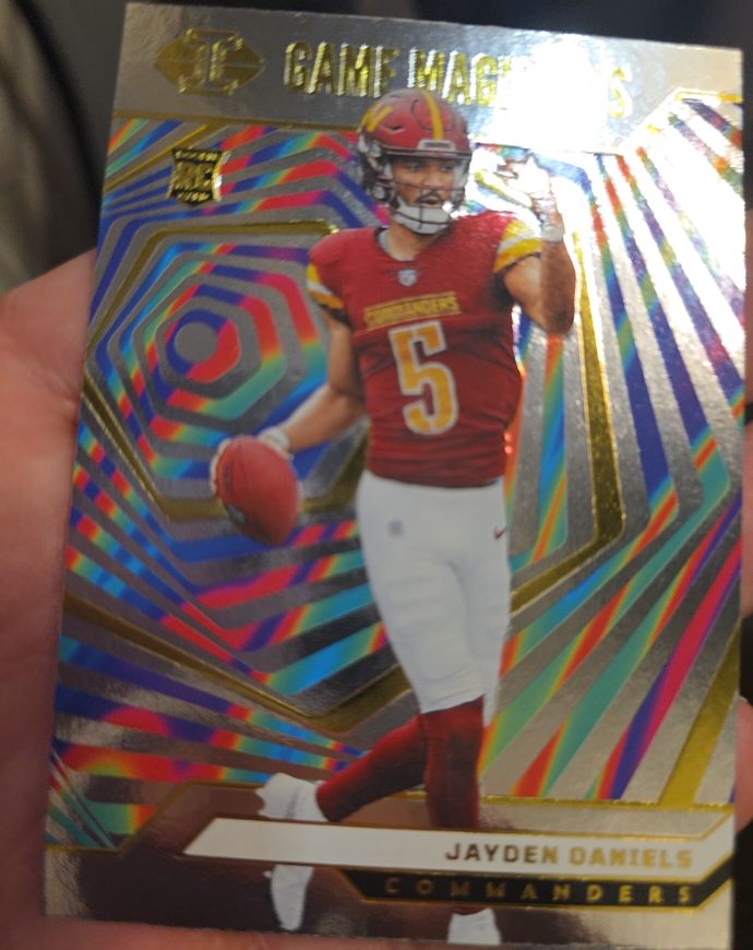 2024 Panini Illusions #24 Jayden Daniels Game Magicians — front