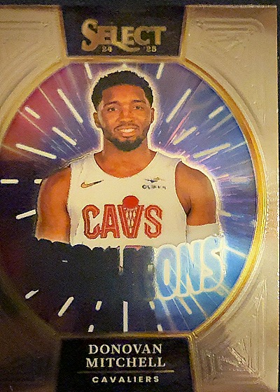 2024-25 Panini Select #8 Donovan Mitchell Neon Icons — front