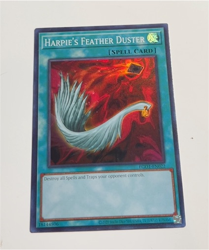 Yu-Gi-Oh! Harpie's Feather Duster EGO1-EN022 — front
