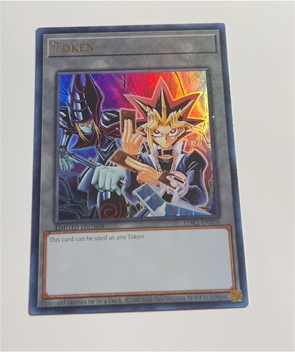 2016 Yu-Gi-Oh! Token LDK2-ENT01 Yugi & Dark Magician — front