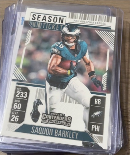 2024 Panini Contenders #80 Saquon Barkley — front