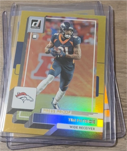 2022 Donruss Press Proof #264 Tim Patrick — front