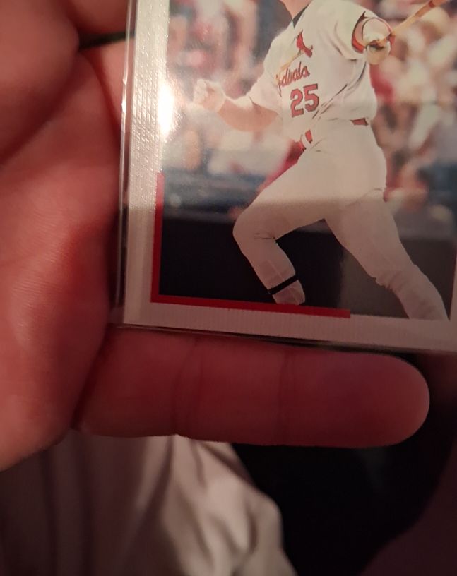 1986 Sportflics Baseball #25 St. Louis Cardinals Player — front